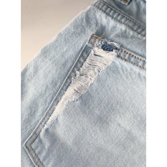 Dl1961 Hepburn Cropped Jeans High Rise Wide Leg Light Wash in Ibiza - Picture 9 of 11